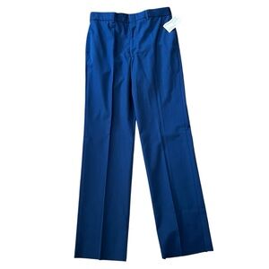 Defense Logistics Agency USMC Marine Corps Poly Wool Blue Uniform Trousers 35L